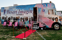 Mamograms on the Move aisle runner