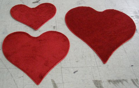 Valentines and Other Heart Event Rugs