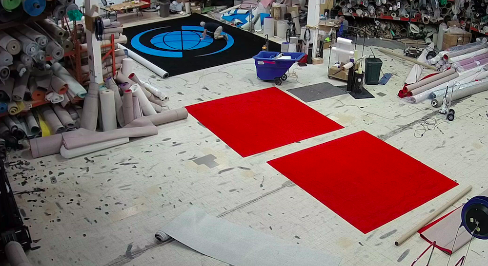 The Making of a Logo Area Rug