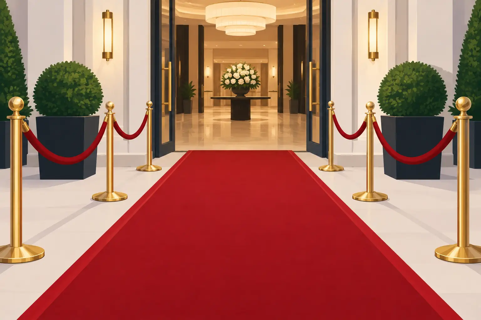 Choosing a Carpet Runner for a Gala Entrance