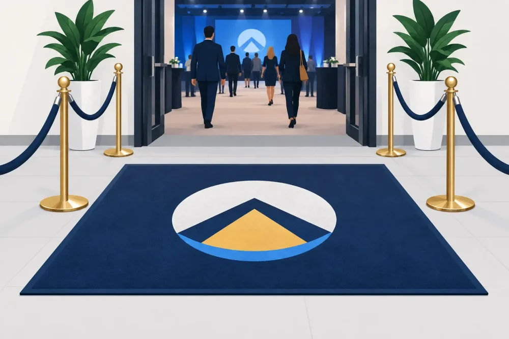 Custom Logo Rugs for Events That Get Noticed