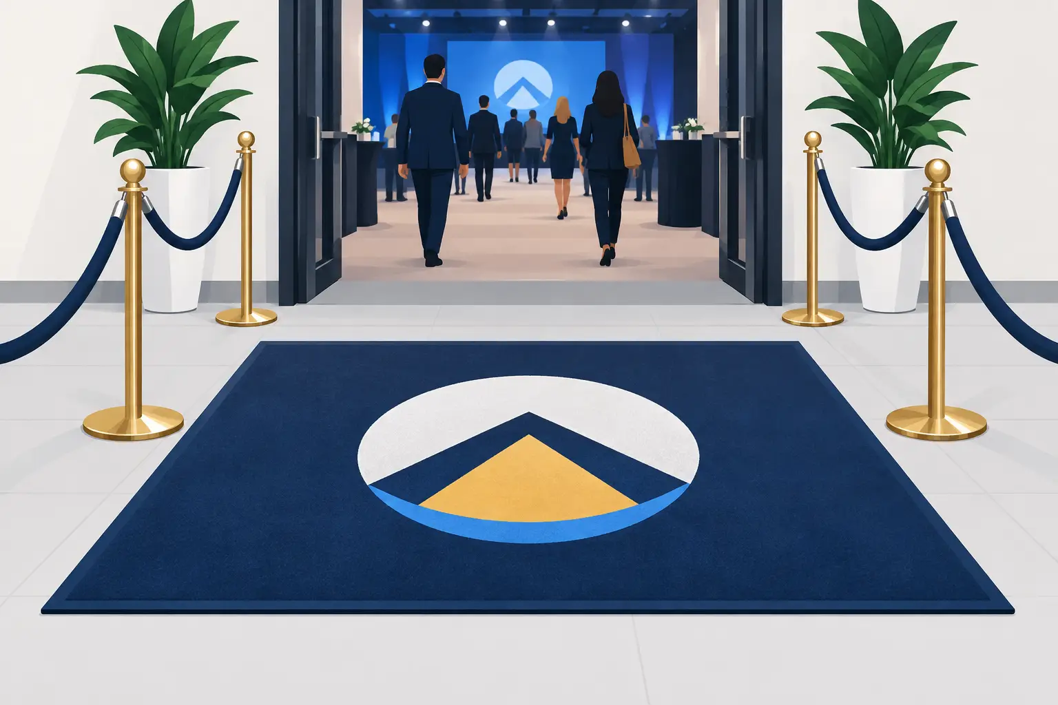 Custom Logo Rugs for Events That Get Noticed