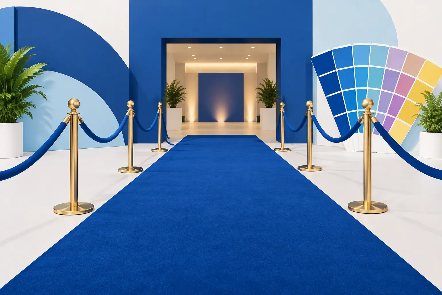 Custom Pantone Color Carpet for Branded Events